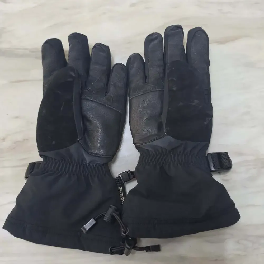 Spyder Overweb Black and Red Ski Gloves GORE-TEX Youth